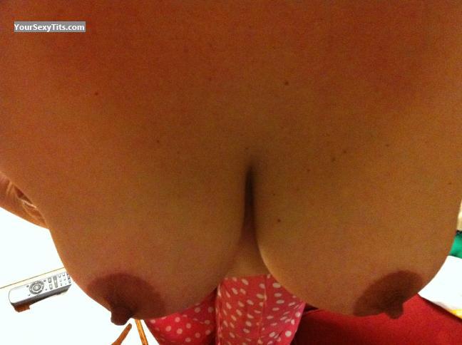 Tit Flash: Wife's Medium Tits - Innocent from United States